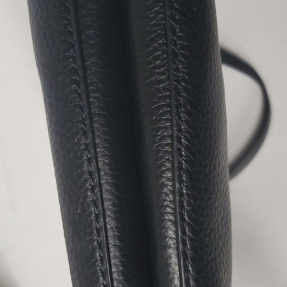 NWT Michael Kors JET SET TRAVEL Double Gusset Crossbody Pebble BLACK -Firm Price - Picture 15 of 15